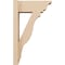 Ekena Millwork 5 1/2-in W x 12-in D x 20-in H Funston Trad Rough Cedar Woodgrain TimberThane Outlooker, Primed Tan OUTUR055X12X20FST04RCPR - alternate 3